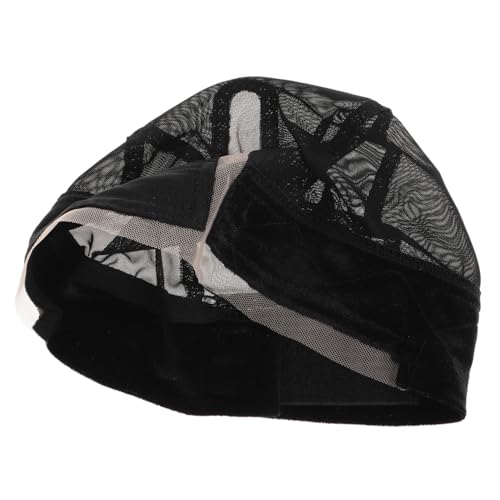 Generisch Perücke-mesh-kopfbedeckung Perückenkappe Hausschuhe Perücken-installationsset Förmchen Haarnetz Für Perücke Perücken Netzkappe Perücke Haarnetz Glatze Für Männer Polyester Black von Generisch