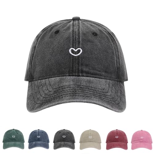 Generisch Pferdeschwanz Cap Damen Verstellbare Baseballkappe Vintage Mützen Sonnenschutz Basecap Mit Zopf Loch Für Sommer Sport Baseball Cap Damen von Generisch