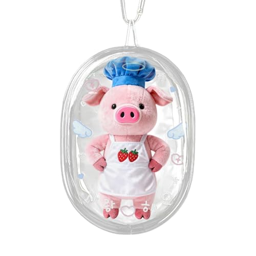 Generisch Plüsch -Display -Tasche, Plüschpuppen -Display -Tasche mit Schlüsselbund - Sammlung Schutzorganisator Hülle für tägliche Pendelverkehrs -Kids Erwachsene Handtasche Rucksack Geldbeutel von Generisch