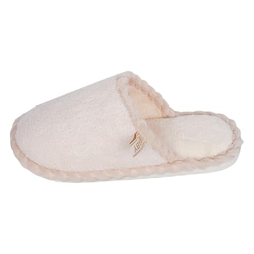 Generisch Plush Slippers Men's Warm,Damen Slipper Hausschuhe Winter Non-Slip Slippers with Warm Plush Bequeme Slipper Unisex Warme Hausschuhe Herren Unisex Felt Slippe von Generisch