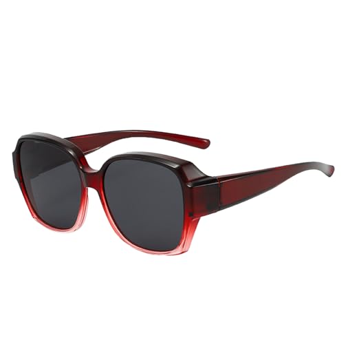 Generisch Polarized Fit-Over Sunglasses – Wrap-Around Eyewear For Men Women | UV Protection Oversized Fitover Glasses Unmatched For Driving & Biking | Lightweight Sport Shades For Outdoor Use von Generisch