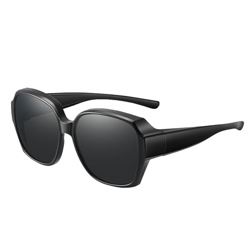 Generisch Polarized Fit-Over Sunglasses – Wrap-Around Eyewear For Men Women | UV Protection Oversized Fitover Glasses Unmatched For Driving & Biking | Lightweight Sport Shades For Outdoor Use von Generisch