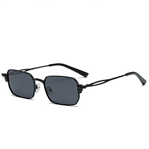 Generisch Polarized Metal Small Frame Square Woman Sunglasses Sports Driving Driver Commuter Trend UV400 Sunglasses Gift(A) von Generisch