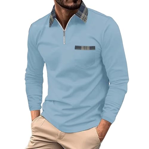 Generisch Poloshirt Herren Langarm Getäfelt T Shirts Männer Hemd T-Shirt Slim Fit Golf Sports Lange äRmel Tshirt Herren Polohemden Baumwolle Langarm Generisch Poloshirt Herren Langarm Getäfelt T Shirts Männer Hemd T-Shirt Slim Fit Golf Sports Lange äRmel Tshirt Herren Polohemden Baumwolle Langarm von Generisch