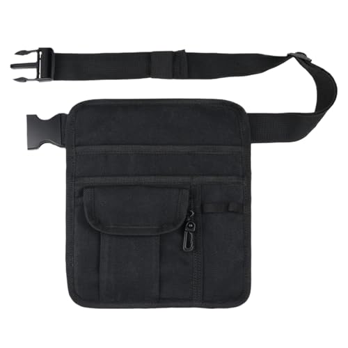 Generisch Portable Waiter Pouch, Waiter Tool Pouch, Server Waist Pouch, Waiter Storage Bag, Serving Waist Apron, Apron Bag with Sturdy and Lightweight Design for Men and Women von Generisch