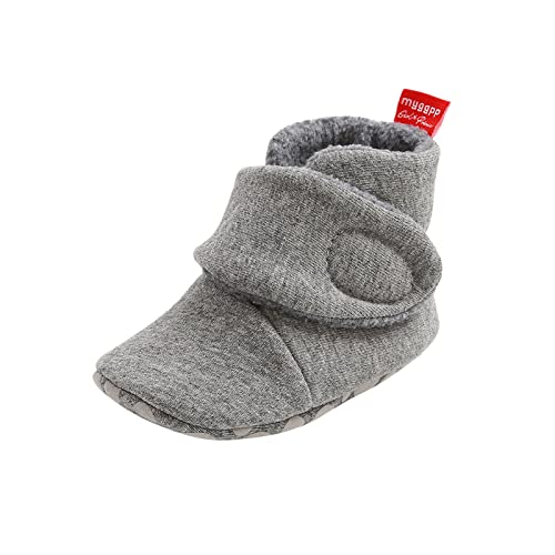 Generisch Prewalker Baby Stiefel Booties Schnee Jungen weiche Schuhe Kleinkinder wärmende erste Säuglingsbabyschuhe Sneaker Junge (Grey, 12-18 Months) von Generisch