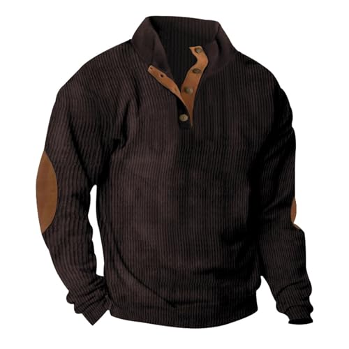 Generisch Prime to Day Angebote 2024 Sweatshirt Herren Ohne Kapuze Farbblock Stitching Pullover Knopfleiste Cord Arbeitspullover Freizeit Stehkragen Langarmshirt Leichte Autumn Sweatjacke Langarm Generisch Prime to Day Angebote 2024 Sweatshirt Herren Ohne Kapuze Farbblock Stitching Pullover Knopfleiste Cord Arbeitspullover Freizeit Stehkragen Langarmshirt Leichte Autumn Sweatjacke Langarm von Generisch
