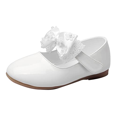 Generisch Prinzessin Schuhe Mädchen Crystal Bowknot runde Zehen weiche Sohle Glitzernde Kristallverzierungen mit Funkelnden Steinen für Ballett Schuhe Ballerinas von Generisch