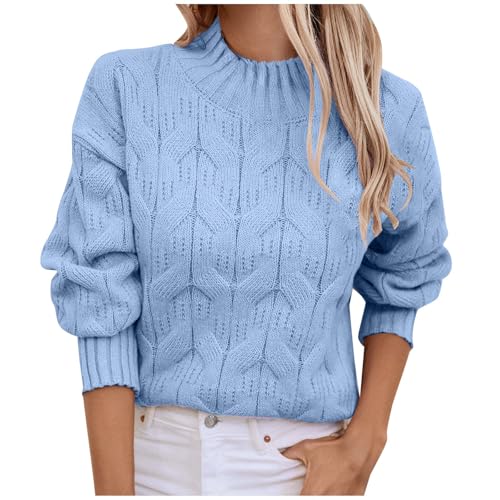 Generisch Pullover Damen Elegante Pullover Damen Sport Pulli Damen Damen Pullover Bunt Damen Feinstrickpullover Streifen Pullover Damenpullover Streifen von Generisch
