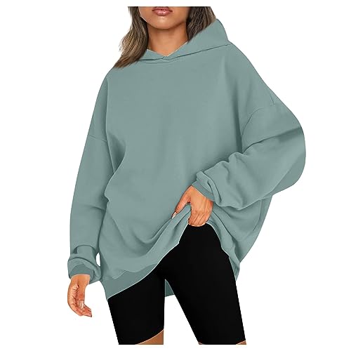 Generisch Pullover Damen Herbst, Strickpullover Damen Oversize Herbst Outfit Damen Damen Langarmshirt Verrückte Grinch Hoodie Damen Locker Langarm Weihnachtspullover Ugly Christmas (A006,L) von Generisch