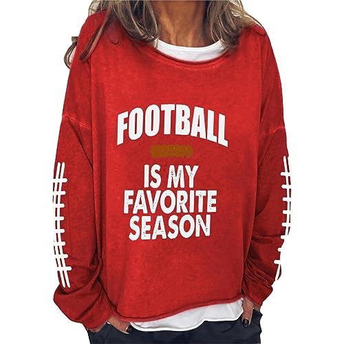 Generisch Pullover Damen Sweatshirt Briefe Drucken Langarm Rundhals Pulli Herbst Winter Frauen Buchstaben Sweatshirt Lang Damen Pinke Pullover Damen Grünes Sweatshirt Damen von Generisch