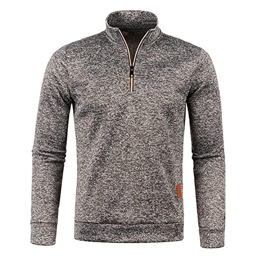 Generisch Pullover Herren Arbeitspullover Winter Sweatshirt ohne Kapuze Longsleeve Outdoor Herrenpullover Bekleidung Männer Pulli Langarmshirt Winterpullover Fleecepullover Kaffee L Generisch Pullover Herren Arbeitspullover Winter Sweatshirt ohne Kapuze Longsleeve Outdoor Herrenpullover Bekleidung Männer Pulli Langarmshirt Winterpullover Fleecepullover Kaffee L von Generisch