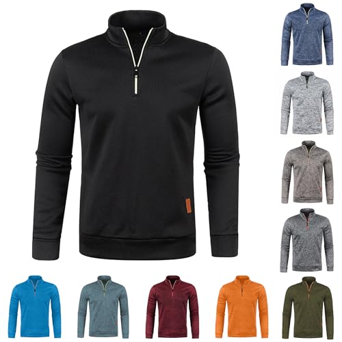 Generisch Pullover Herren Arbeitspullover Winter Sweatshirt ohne Kapuze Longsleeve Outdoor Herrenpullover Kleidung Männer Langarmshirt Winterpullover Fleecepullover Schwarz L Generisch Pullover Herren Arbeitspullover Winter Sweatshirt ohne Kapuze Longsleeve Outdoor Herrenpullover Kleidung Männer Langarmshirt Winterpullover Fleecepullover Schwarz L von Generisch