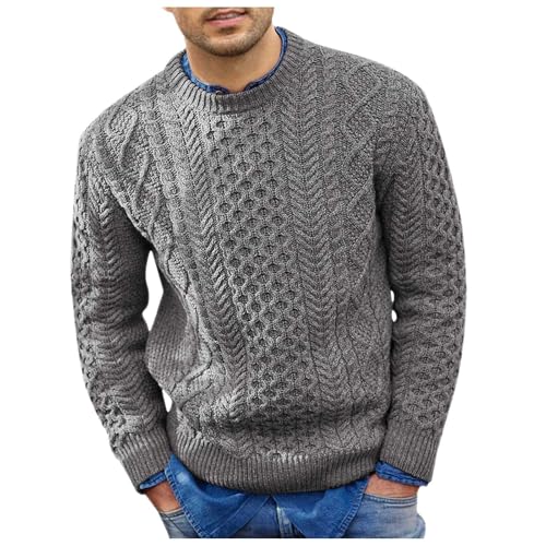 Generisch Pullover Herren Einfarbig Strickpulli Warm Outdoor Winterpullover Langarm Herrenpullover Rundhalsausschnitt Arbeitspullover Beige Pulli Vintage Strickpulli Herren Generisch Pullover Herren Einfarbig Strickpulli Warm Outdoor Winterpullover Langarm Herrenpullover Rundhalsausschnitt Arbeitspullover Beige Pulli Vintage Strickpulli Herren von Generisch