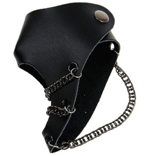 Generisch Punk Nieten Handschuh Armband Gothic Wristband Unisex für Party Festival Dance Performance von Generisch