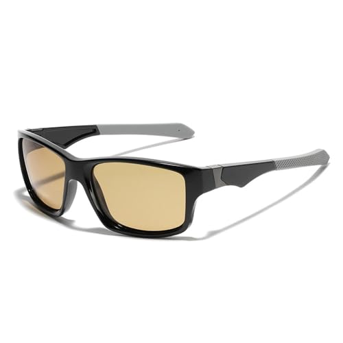 Generisch Rectangle Woman Sunglasses Polarized Man Sunglasses(Yellow) von Generisch