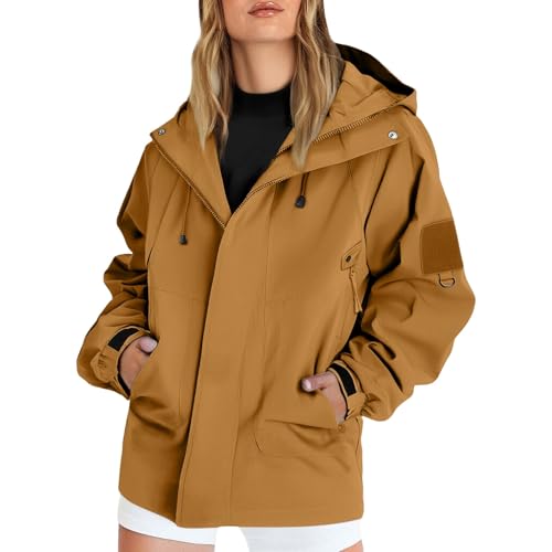 Generisch Regenjacke Damen Leicht Softshelljacke Fahrrad Regenjacke Atmungsaktiv Fahrradjacke Wasserdicht Atmungsaktiv übergangsjacke Softshelljacke Elegant Regenmantel Funktionsjacke Mit Kapuze von Generisch