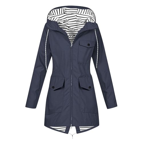 Generisch Regenjacke Damen Wasserdicht Atmungsaktiv Winterjacke Damen Warm Leichte Regenjacken Für Frauen Mit Kapuze Übergangsjacke Outdoor Wandern Wintermantel Lang Winddicht Regenmantel Generisch Regenjacke Damen Wasserdicht Atmungsaktiv Winterjacke Damen Warm Leichte Regenjacken Für Frauen Mit Kapuze Übergangsjacke Outdoor Wandern Wintermantel Lang Winddicht Regenmantel von Generisch