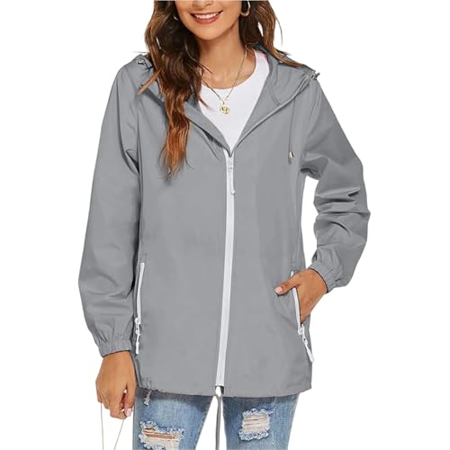 Generisch Regenjacke Damen Wasserdicht Faltbar Übergangsjacke Leichte Jacke mit Kapuze Windbreaker Dünne Fahrradjacke Atmungsaktiv Softshelljacke Wanderjacke Outdoor Windjacke Regenmantel Regenponcho Generisch Regenjacke Damen Wasserdicht Faltbar Übergangsjacke Leichte Jacke mit Kapuze Windbreaker Dünne Fahrradjacke Atmungsaktiv Softshelljacke Wanderjacke Outdoor Windjacke Regenmantel Regenponcho von Generisch