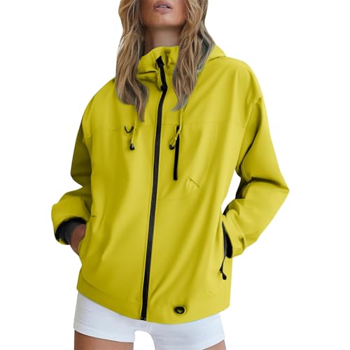 Generisch Regenjacke Damen Wasserdicht Outdoorjacke Atmungsaktiv Herbst Übergangsjacke Leichte Jacke mit Kapuze Windbreaker zum Wandern Reisen Treking Klimaschonende Wanderjacke Regenjacke Radjacke Generisch Regenjacke Damen Wasserdicht Outdoorjacke Atmungsaktiv Herbst Übergangsjacke Leichte Jacke mit Kapuze Windbreaker zum Wandern Reisen Treking Klimaschonende Wanderjacke Regenjacke Radjacke von Generisch