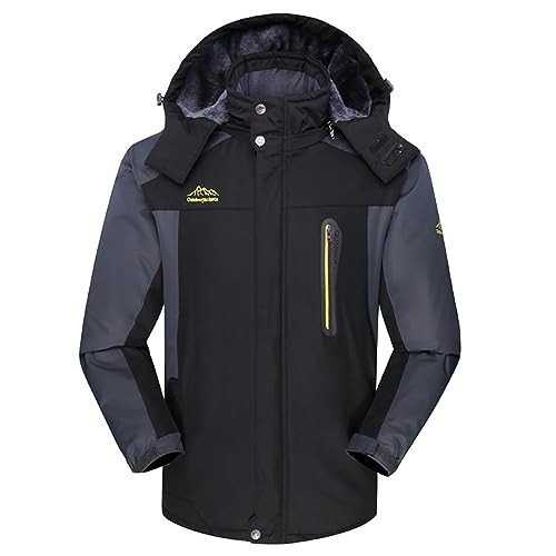 Generisch Regenjacke Herren Leicht Wasserdicht Dünne Faltbare Regenmantel Klettern Wandern Kleidung Windjacke Camping Outdoor Atmungsaktiv Lang Regenjacke Freizeitjacke Funktionsjacke (Black, XXXXL) von Generisch