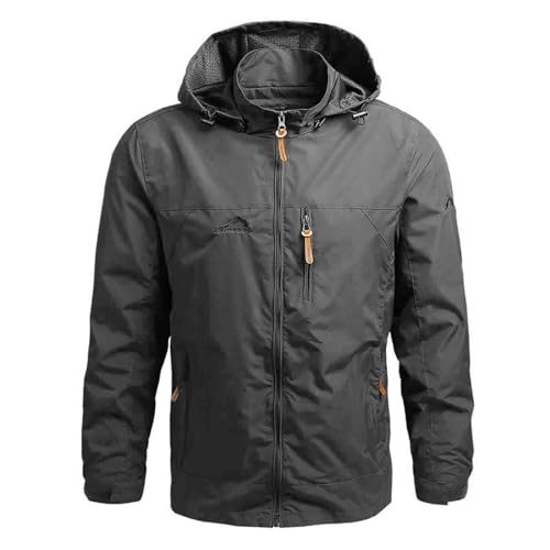 Generisch Regenjacke Herren Wasserdicht, Wanderjacke Herren Atmungsaktiv: Outdoor-Kapuzenjacke Herbst Winter Übergangsjacke Warm Wintermantel Mit Stehkragen Wanderjacke Fahrrad Regenmantel Windjacke Generisch Regenjacke Herren Wasserdicht, Wanderjacke Herren Atmungsaktiv: Outdoor-Kapuzenjacke Herbst Winter Übergangsjacke Warm Wintermantel Mit Stehkragen Wanderjacke Fahrrad Regenmantel Windjacke von Generisch