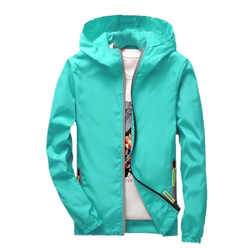 Generisch Regenjacke Herren Wasserdicht Atmungsaktiv Dünne Leichte Jacke Windbreaker Kapuze Regenjacke Reflektierender Reißverschluss + normale Passform Generisch Regenjacke Herren Wasserdicht Atmungsaktiv Dünne Leichte Jacke Windbreaker Kapuze Regenjacke Reflektierender Reißverschluss + normale Passform von Generisch