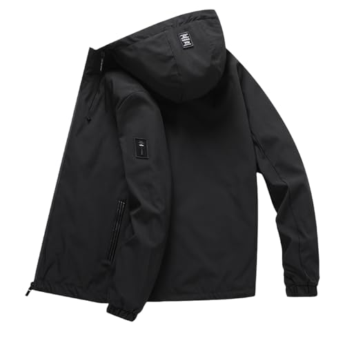 Generisch Regenjacke Herren Winterjacke Übergangsjacke Wasserdicht Winddicht Regenponcho mit Kapuze Softshelljacke Warm Windbreaker Einfarbig Laufjacke Reißverschluss Jacke Angebote Dunkelblau XL Generisch Regenjacke Herren Winterjacke Übergangsjacke Wasserdicht Winddicht Regenponcho mit Kapuze Softshelljacke Warm Windbreaker Einfarbig Laufjacke Reißverschluss Jacke Angebote Dunkelblau XL von Generisch