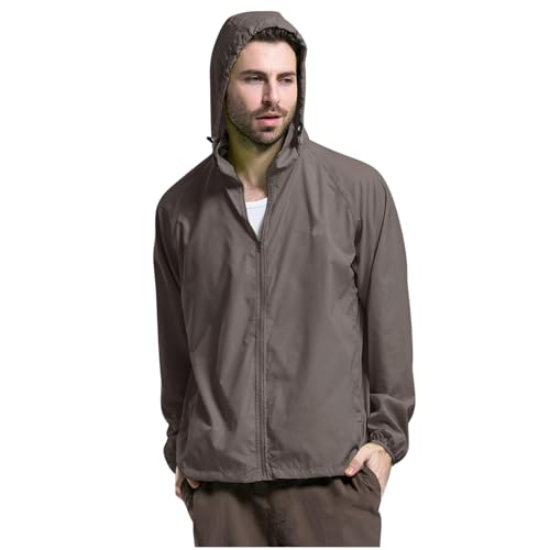 Generisch Regenjacke Herren wasserdichte mit Kapuze Leicht Regenmantel Windjacke Outdoor Camping Cycling Wiederverwendbar Regenjacke Fahrradjacke Herbst Übergangs Wander Jacke Regenkleidung Generisch Regenjacke Herren wasserdichte mit Kapuze Leicht Regenmantel Windjacke Outdoor Camping Cycling Wiederverwendbar Regenjacke Fahrradjacke Herbst Übergangs Wander Jacke Regenkleidung von Generisch