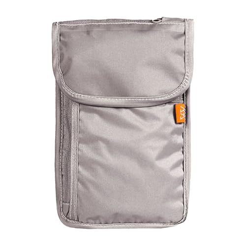Generisch Reise Nackentasche,Nacken Reisedokumenten Halter - Wasserdichtes Handy-Taschendiebstahlschutz Passorganizer Für Damen Herren Tickets Pendler Outdoor Beruf Wandern Alltag Zuhause Urlaub von Generisch
