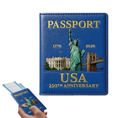 Generisch Reisepass Hülle | Kratzfeste Dokumentenmappe Und Reisepass Etui | Leichte Dokumentenschutzhülle für Frauen Männer Familienmitglieder von Generisch