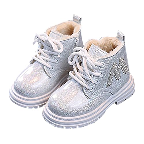 Generisch Reitstiefeletten Kinder Bequem Winterschuhe Schneestiefel Outdoor Boots Urlaub Lederstiefel Prinzessin Schuhe Einfarbige Trachtenschuhe Freizeitstiefel Westernstiefel von Generisch