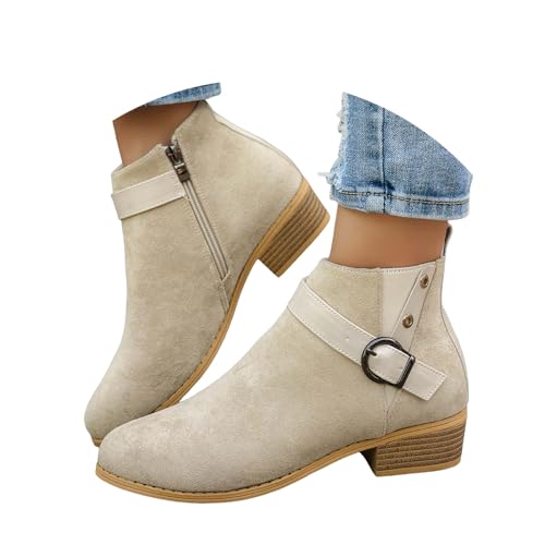 Generisch Retro Wildleder Stiefeletten Damen Chelsea Kurz Stiefel Elegant Ankle Boots Stiefel Mit Fußgewölbeunterstützung Stiefeletten Mit Niedrigem Absatz spitzer Spitze Und Reißverschluss Hinten Generisch Retro Wildleder Stiefeletten Damen Chelsea Kurz Stiefel Elegant Ankle Boots Stiefel Mit Fußgewölbeunterstützung Stiefeletten Mit Niedrigem Absatz spitzer Spitze Und Reißverschluss Hinten von Generisch