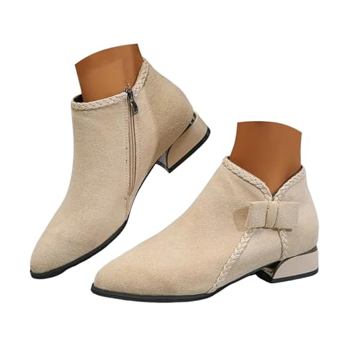 Generisch Retro Wildleder Stiefeletten Damen Chelsea Kurz Stiefel Elegant Ankle Boots Stiefel Mit Fußgewölbeunterstützung Stiefeletten Mit Niedrigem Absatz spitzer Spitze Und Reißverschluss Hinten Generisch Retro Wildleder Stiefeletten Damen Chelsea Kurz Stiefel Elegant Ankle Boots Stiefel Mit Fußgewölbeunterstützung Stiefeletten Mit Niedrigem Absatz spitzer Spitze Und Reißverschluss Hinten von Generisch