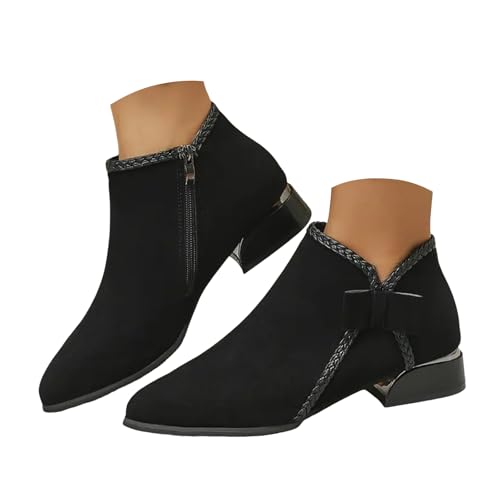 Generisch Retro Wildleder Stiefeletten Damen Chelsea Kurz Stiefel Elegant Ankle Boots Stiefel Mit Fußgewölbeunterstützung Stiefeletten Mit Niedrigem Absatz spitzer Spitze Und Reißverschluss Hinten Generisch Retro Wildleder Stiefeletten Damen Chelsea Kurz Stiefel Elegant Ankle Boots Stiefel Mit Fußgewölbeunterstützung Stiefeletten Mit Niedrigem Absatz spitzer Spitze Und Reißverschluss Hinten von Generisch