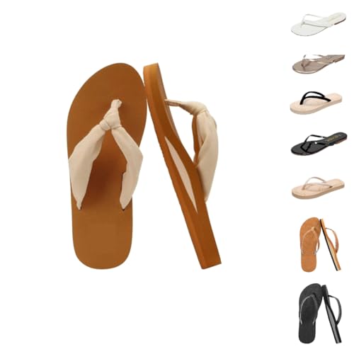 Generisch Rohde Hausschuhe Damen, Flip Flops Damen Strand Mode Eine Zehe Hausschuhe Leichte Non-Slip Schlappen FußBogen Zur UnterstüTzung Des Menschen Flip-Flops Generisch Rohde Hausschuhe Damen, Flip Flops Damen Strand Mode Eine Zehe Hausschuhe Leichte Non-Slip Schlappen FußBogen Zur UnterstüTzung Des Menschen Flip-Flops von Generisch