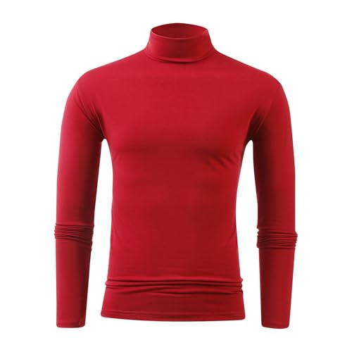 Generisch Rollkragenshirt Herren Rollkragenpullover Turtleneck Langarmshirt Rollkragenpulli Unterzieh Regualr Fit Blitzangebote des Tages von Generisch