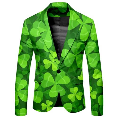 Generisch Sakko Herren Jackett Sportlich Slim Fit Freizeit Blazer Sakko Herren Schwarz Herren Blazer Winter Joginanzuge Herren Sakkos FüR Herren Gold für Freizeit Blazer Sportsakko von Generisch