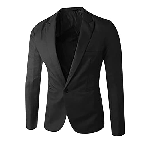 Generisch Sakko Herren Modern Fashion Blazer Business Sakko Slim Fit Männer Hochzeit Jackett Sportlich Freizeit Blazer Regular Fit Mode Anzugjacken für Herren Gutschein Schwarz L Generisch Sakko Herren Modern Fashion Blazer Business Sakko Slim Fit Männer Hochzeit Jackett Sportlich Freizeit Blazer Regular Fit Mode Anzugjacken für Herren Gutschein Schwarz L von Generisch