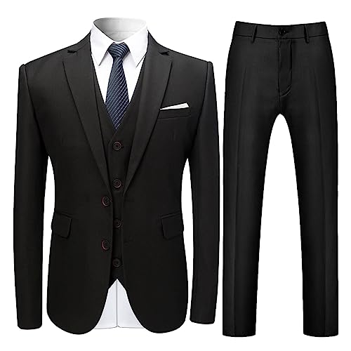 Generisch Sakko Herren Sportlich Regular Fit Wolle Tweed British Blazer Vintage Anzugjacke für Männer Freizeit Anzug Herren Anzug Herren Schwarz Weiß Anzug Herren Regular Fit Beige von Generisch