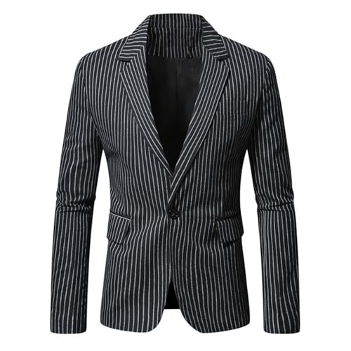 Generisch Sakkos für Herren Sportlich Elegante Blazer Anzugjacke Regular Fit 2 Knöpfe Regular Fit Herren Anzug Slim Fit Herren Sakko Sportlich Herren Sakko Sportlich Modern Stretch von Generisch