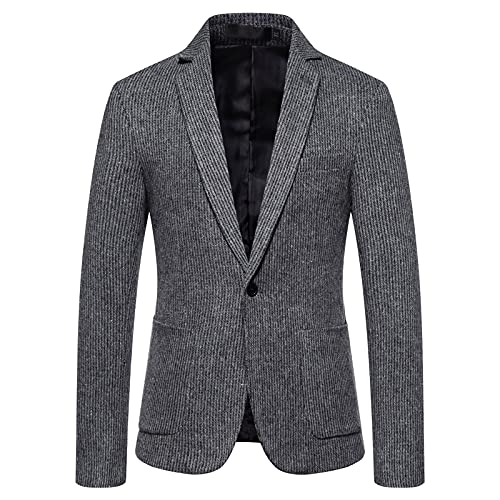 Generisch Sako für Herren Anzug Herren Regular Fit Sakko Herren Blazer Anzugjacke MäNner Anzug Herren Sakko Sportlich für Party,Business von Generisch