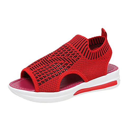 Generisch Sandale Pantoletten Für Damen, Peeptoe-Mesh-Sandalen mit Hohem Absatz Ohne Verschluss Blockabsatz Mule mit Plateau Generisch Sandale Pantoletten Für Damen, Peeptoe-Mesh-Sandalen mit Hohem Absatz Ohne Verschluss Blockabsatz Mule mit Plateau von Generisch