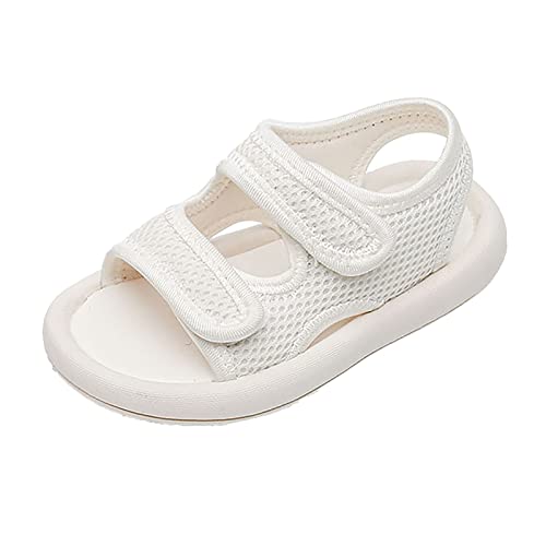 Generisch Sandalen 24 Unisex Casual Open Toe Leichte verstellbare Riemen Sport Sandalen Kinderschuhe (Beige, 35.5 Big Kids) von Generisch
