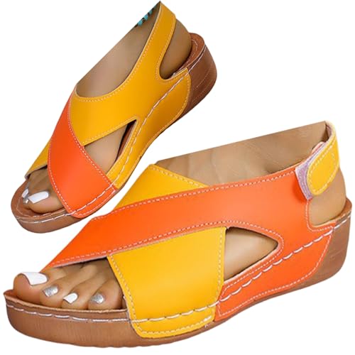 Generisch Sandalen Damen Elegant Orthopädische Slide Bequeme Breite Füße Plateau Damensandalen Ultra-bequeme Slingback Weichen Sohlen Sandaletten Hallux Valgus Strandsandalen Keilabsatz Freizeitschuhe Generisch Sandalen Damen Elegant Orthopädische Slide Bequeme Breite Füße Plateau Damensandalen Ultra-bequeme Slingback Weichen Sohlen Sandaletten Hallux Valgus Strandsandalen Keilabsatz Freizeitschuhe von Generisch