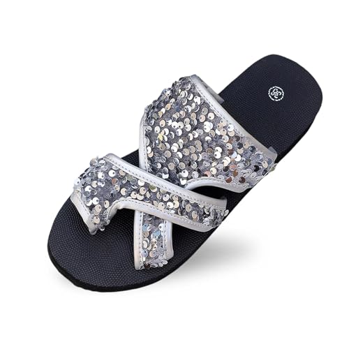 Generisch Sandalen Damen Elegant Pailletten Flache Sandaletten Sommer Offene Zehe Zehentrenner Breite Füße Orthopädische Hausschuhe Casual Flip Flops Leicht Mesh Strandsandalen Bequeme Sommerschuhe Generisch Sandalen Damen Elegant Pailletten Flache Sandaletten Sommer Offene Zehe Zehentrenner Breite Füße Orthopädische Hausschuhe Casual Flip Flops Leicht Mesh Strandsandalen Bequeme Sommerschuhe von Generisch