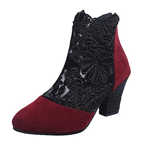 Generisch Sandalen Damen Mit Absatz Sandaletten Tüll Spitze Pumps Schuhe Blockabsatz Stiefeletten Runder Spitze Blumenmuster Mesh Hohle Sommerstiefel Reißverschluss Freizeit Atmungsaktiv Schuh Generisch Sandalen Damen Mit Absatz Sandaletten Tüll Spitze Pumps Schuhe Blockabsatz Stiefeletten Runder Spitze Blumenmuster Mesh Hohle Sommerstiefel Reißverschluss Freizeit Atmungsaktiv Schuh von Generisch