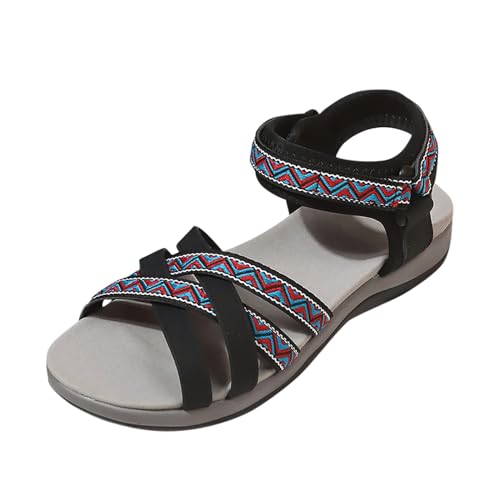 Generisch Sandalen Damen Sommer Bequem Sport Outdoor Sandalen Wandernsandalen Bequem Atmungsaktiv Slingback Sandale Trekking Sport Wasser Schuhe Flach Cross-Tied Beach Peeptoe Walking Schuhe Generisch Sandalen Damen Sommer Bequem Sport Outdoor Sandalen Wandernsandalen Bequem Atmungsaktiv Slingback Sandale Trekking Sport Wasser Schuhe Flach Cross-Tied Beach Peeptoe Walking Schuhe von Generisch
