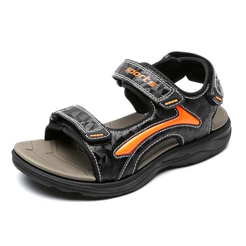 Generisch Sandalen Kinder Sommerschuhe 2025 Sommer Flach Sandalen Jungensandalen Kinderschuhe Trekkingsandalen Bequem Hausschuhe Barfußschuhe Freizeitschuhe Strandsandale Outdoor Atmungsaktive Unisex von Generisch
