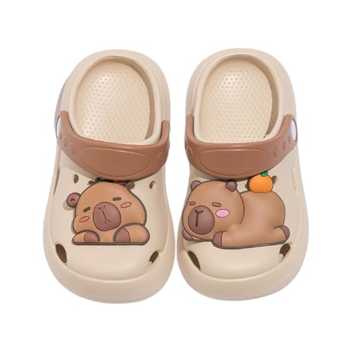 Generisch Sandalen Mädchen Breite Füße Flache Strandschuhe Flache Leicht Strandschuhe Blumen Mode Badeschuhe für Drinnen und Draußen von Generisch